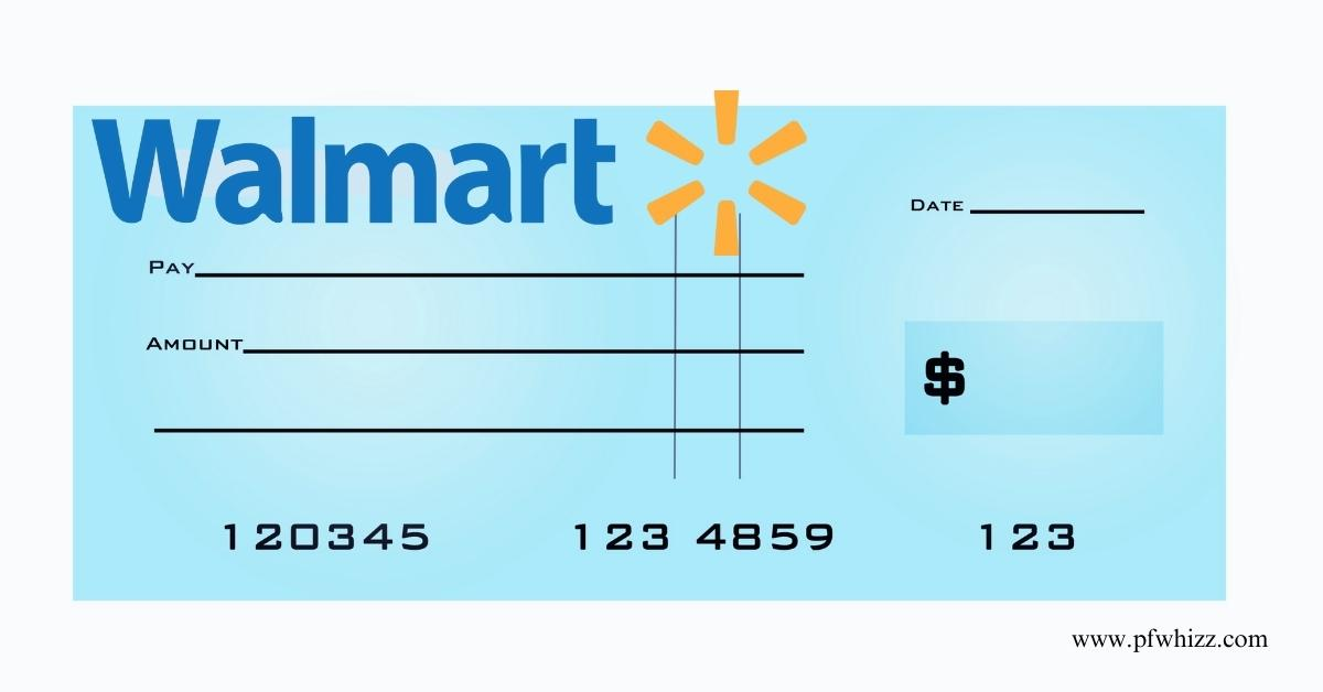 Cash Check Without ID At Walmart