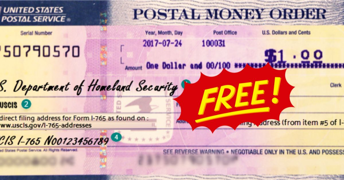 Where can I cash a postal money order for free